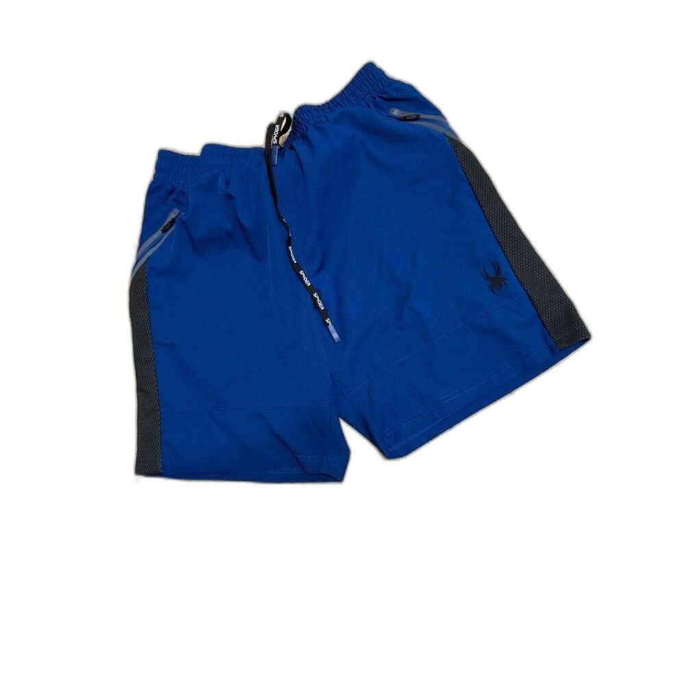 Spyder Royal Blue Shorts with Black Panels